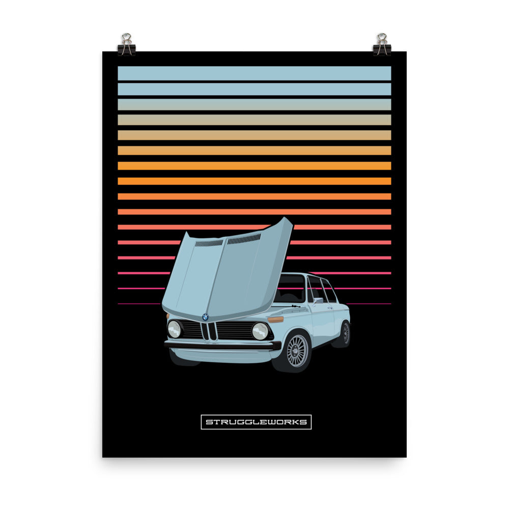 BMW 2002 Square Big Bumpers - Bristol