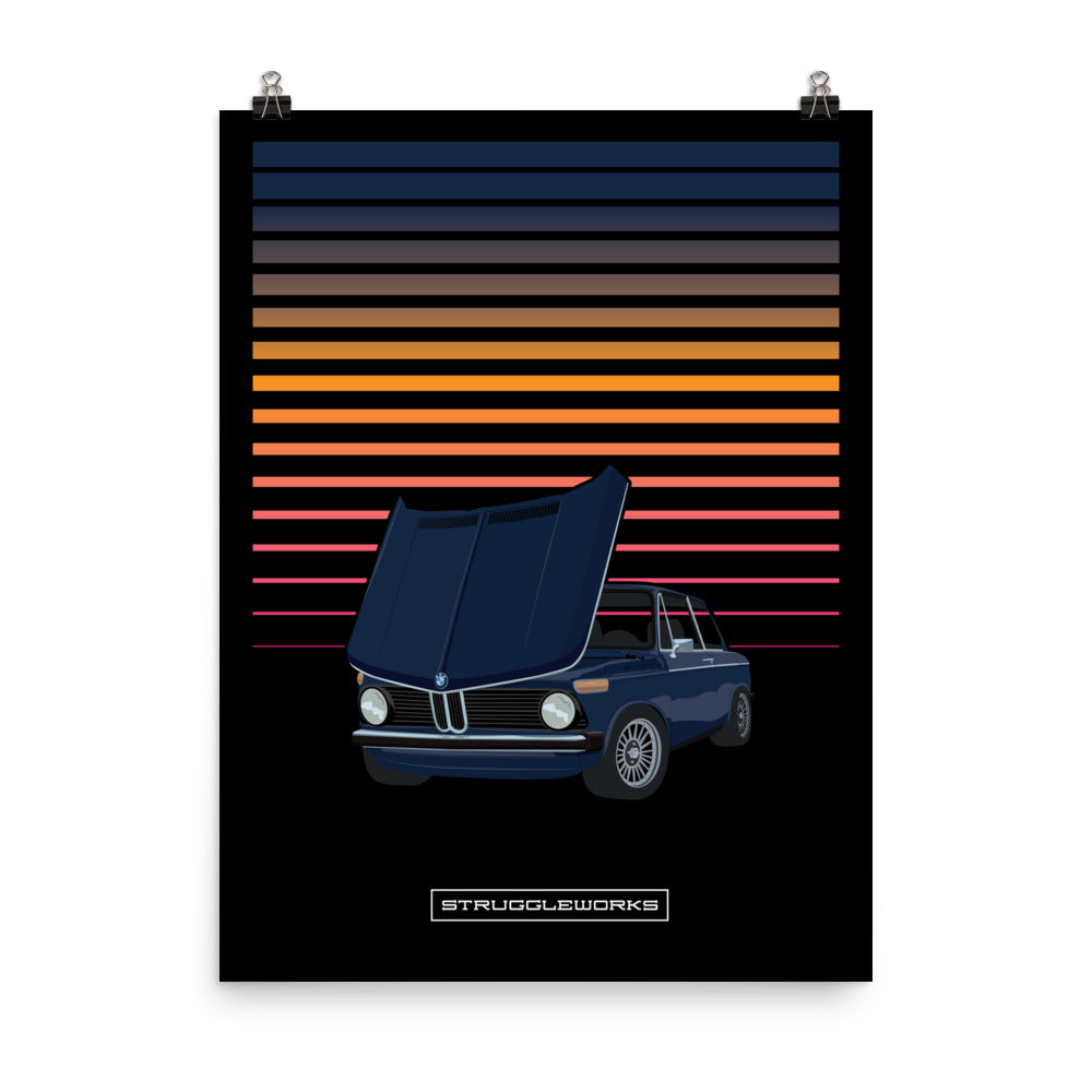 BMW 2002 Square Big Bumpers - Atlantik