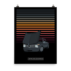 BMW 2002 Roundie Turbo Kit - Schwartz