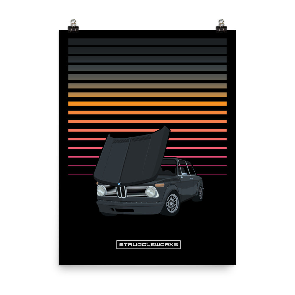BMW 2002 Roundie Turbo Kit - Schwartz