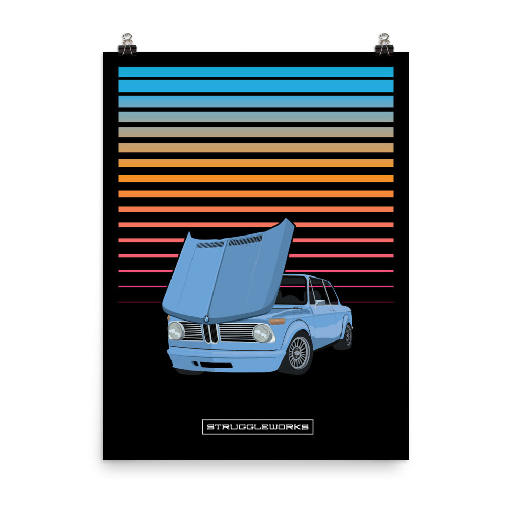 BMW 2002 Roundie Turbo Kit - YAS Marina Blue