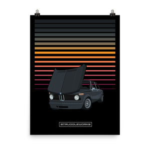 BMW 2002 Square Tail Turbo Kit - Schwartz