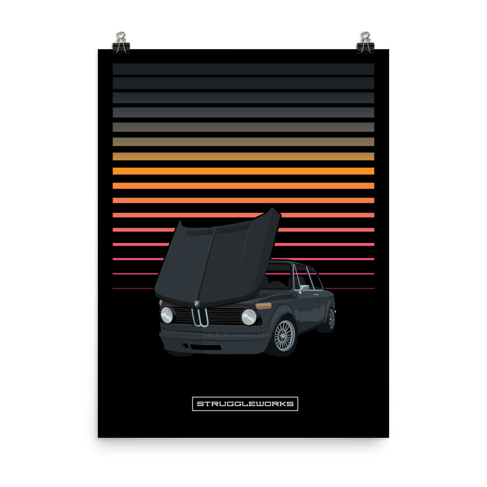 BMW 2002 Square Tail Turbo Kit - Schwartz