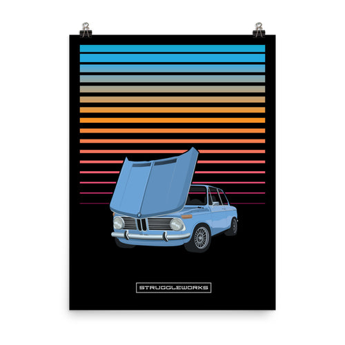 BMW 2002 Roundie - YAS Marina Blue