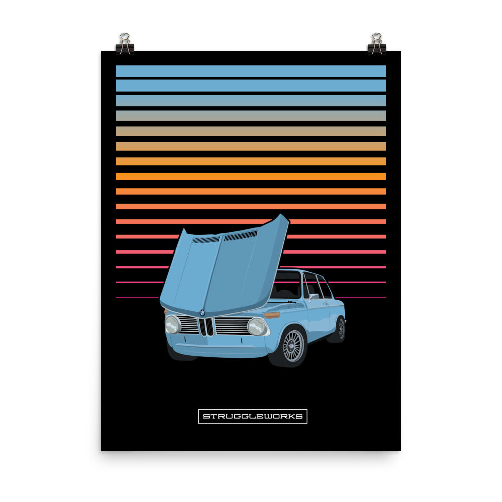 BMW 2002 Roundie No Bumpers  - Fjord